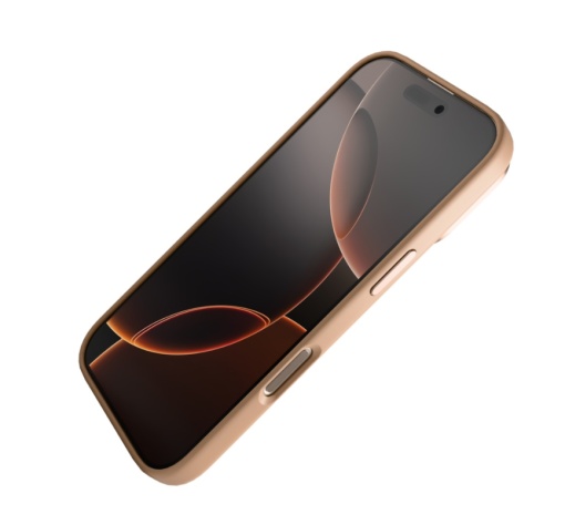 iPhone 16 Pro Max, Clip-On Silk Series with foldable stand, Compatibil MagSafe, Gold Rose - thenx.net_1