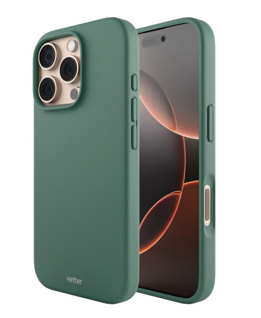 Husa iPhone 16 Pro Max, Clip-On Soft Touch Silk Series MagSafe Compatible, Light Green