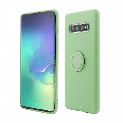 Husa Samsung Galaxy S10, Soft Pro with Magnetic iStand, Green - Img 2