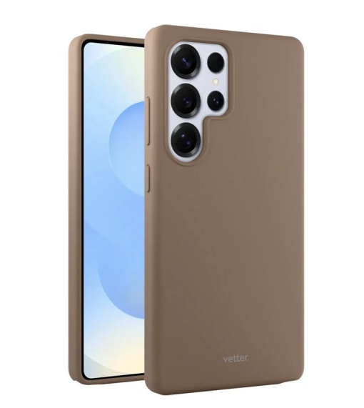 Husa Samsung Galaxy S25 Ultra Clip-On Soft Touch Silk Series Mag Safe Compatible, Titanium Brown