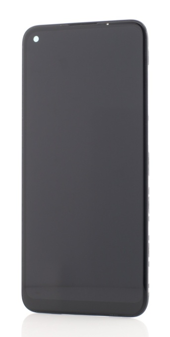 LCD Samsung Galaxy A11, A115F, Negru + Rama - pentru înlocuirea ecranului, compatibil cu Samsung, disponibil pe thenx.net