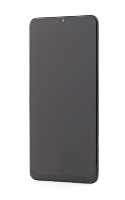 LCD Samsung Galaxy A12, A125F, A127, Negru, banda BOE, GH-24490A/ 24491A Service Pack