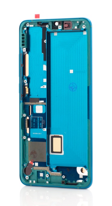 LCD Xiaomi Mi Note 10, 10 Pro, Green + Rama, [OLED]