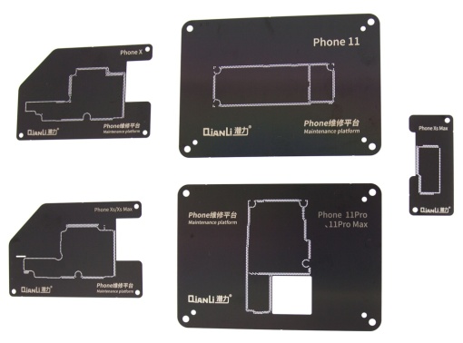 Qianli 6in1 Motherboard Fixture for iPhone X, XS, XS Max, 11, 11 Pro, 11 Pro Max, disponibil pe thenx.net