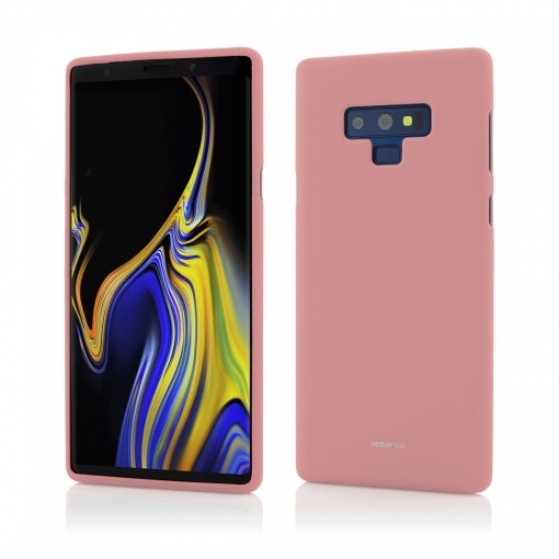 Husa Samsung Galaxy Note 9, Vetter GO, Soft Touch, Roz - Img 2