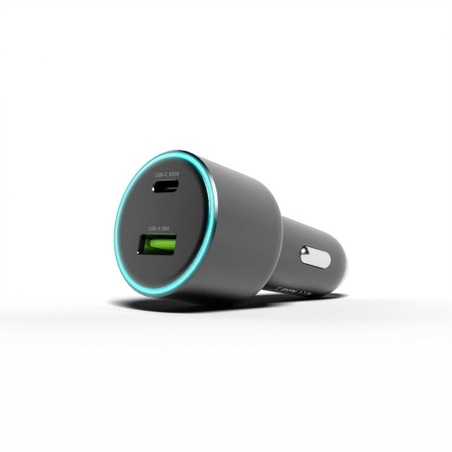 Incarcator turbo100, Super Fast Car Charger, USB-C, PD and QC, 100W, disponibil pe thenx.net