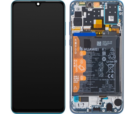LCD Huawei P30 Lite, 24 MP, Albastru, Service Pack 02352PJP - Img 1