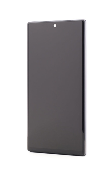 LCD Samsung Galaxy Note 10, N970, Negru + Rama, Incell