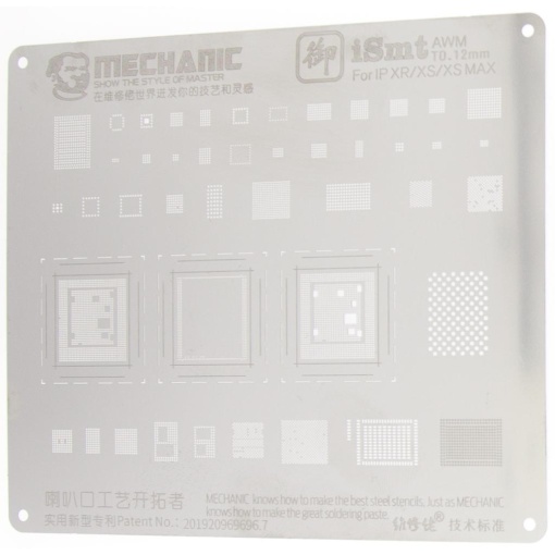 Mechanic, iSmt Series Steel Stencil 3 in 1, iPhone XR, Xs, Xs Max