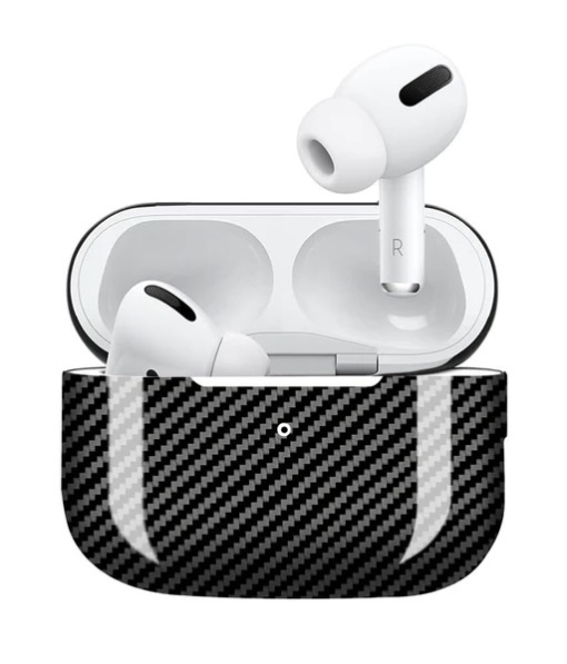 Husa AirPods Pro 2, made from Carbon, Glossy Black