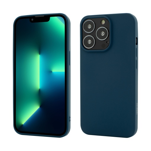 Husa iPhone 13 Pro, Vetter GO, Soft Touch, Blue
