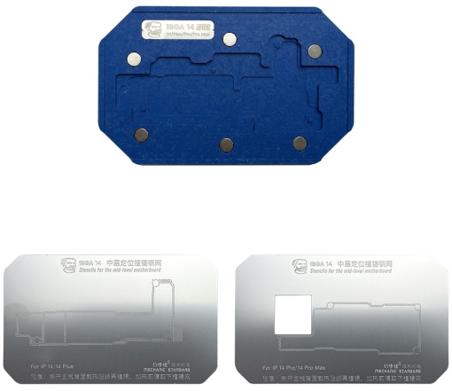 Mechanic iBGA 14 4 in 1, iPhone 14, 14 Plus, 14 Pro, 14 Pro Max
