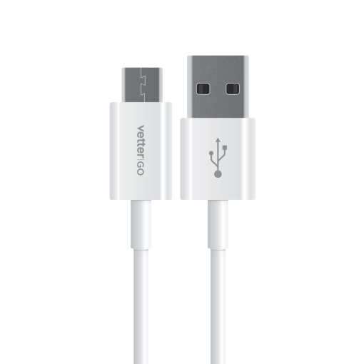Cablu USB-C, Vetter GO, Alb, disponibil pe thenx.net