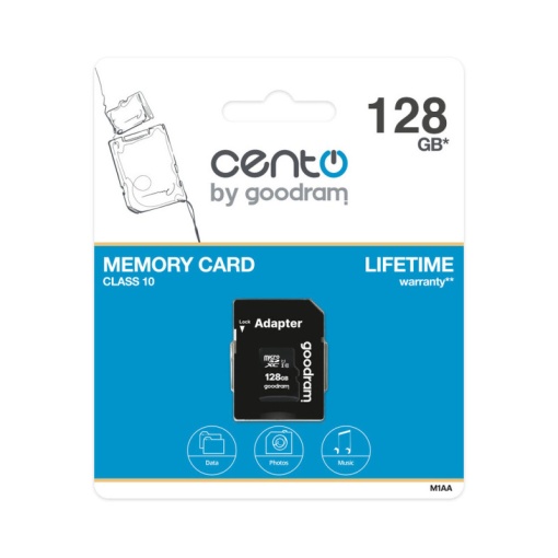 Card de Memorie CENTO MicroSD 128GB C10 - Capacitate Extinsa