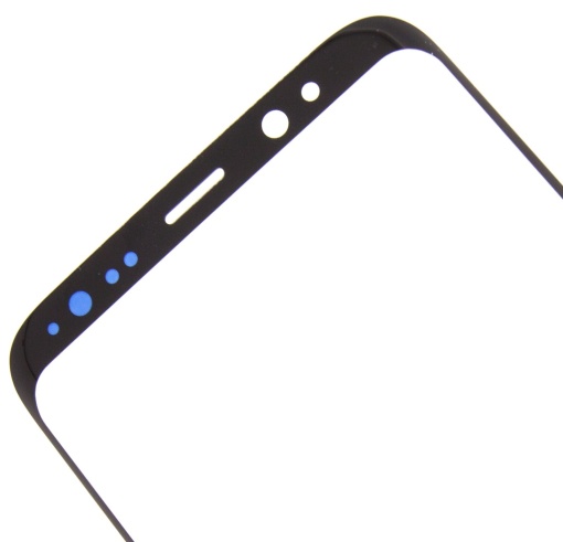 Geam Sticla + OCA Samsung Galaxy S8, G950, Negru, compatibil cu Samsung, disponibil pe thenx.net