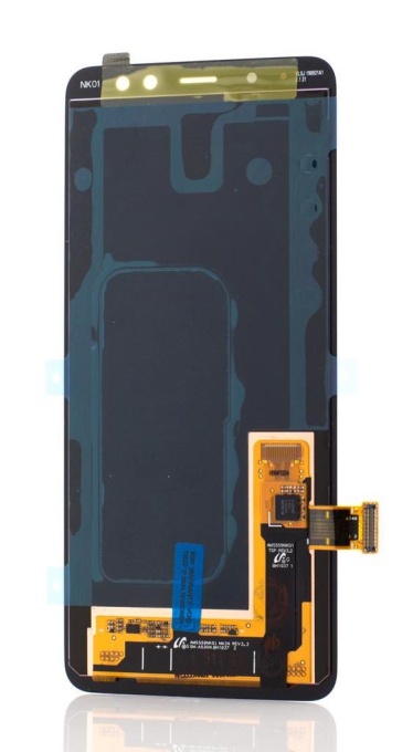 LCD Samsung Galaxy A8 (2018) A530, Negru, Service Pack GH97-21406A