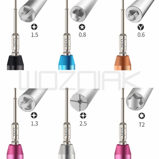 Surubelnita KiT BST-899 Anti-Slip High Precision Magnetic 3D Screwdriver Bits Philips Pentalobe Y Convex Cross