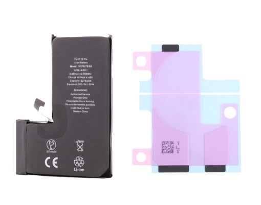 Acumulator iPhone 15 Pro (ECO Plus), Instalare directa, Fara Pop-Up, Diagnostic