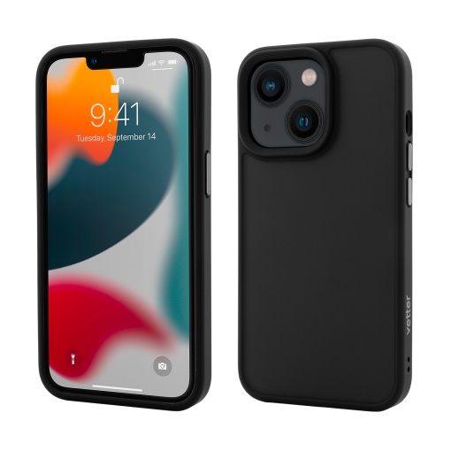 Husa iPhone 13 mini, Clip-On Hybrid, Shockproof Soft Edge and Rigid Back Cover, Negru