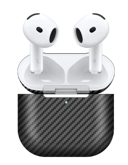 Husa pentru AirPods 4, made from Carbon, Matt Black