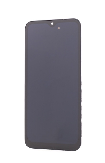 LCD Samsung Galaxy A15, A155, Negru + Rama, [OLED], Small Glass