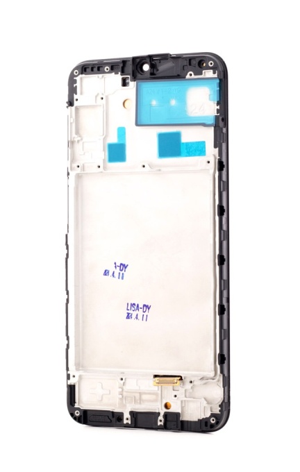 LCD Samsung Galaxy A24, A245, Negru + Rama, [OLED], Small Glass - pentru înlocuirea ecranului, compatibil cu Samsung, disponibil pe thenx.net