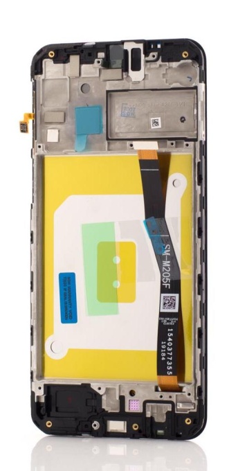 LCD Samsung Galaxy M20, M205, Negru, Service Pack GH82-18743A