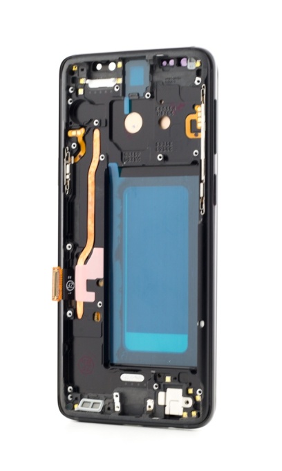 LCD Samsung Galaxy S9, G960, Negru + Rama, Incell - pentru înlocuirea ecranului, compatibil cu Samsung, disponibil pe thenx.net