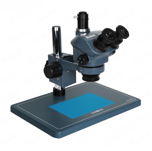 Microscop Kaisi 37050 Plus White 0.7X~50X cu Baza Silicon Mare – Pentru Reparatii IC PCB BGA SMD