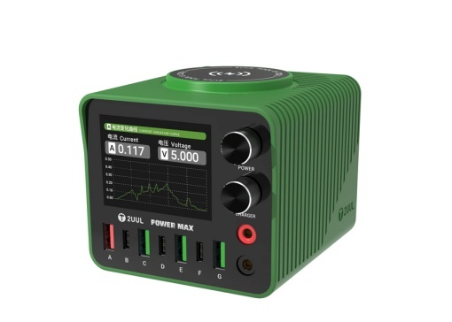 2UUL PC01 Power Max 200W – Incarcator Multi-Port cu Tensiune Reglabila si Sursa de Alimentare Integrata