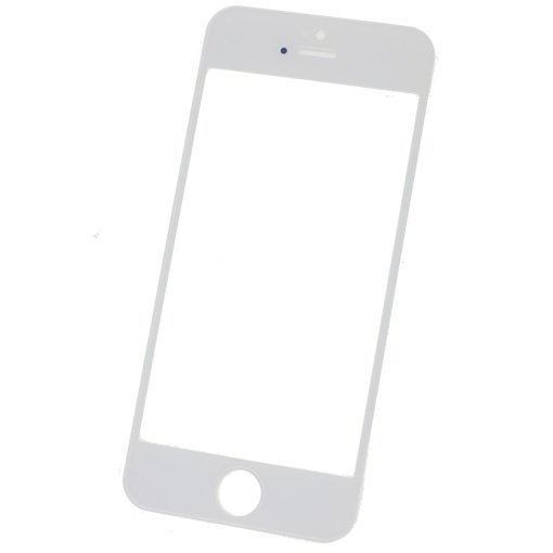 Geam Sticla iPhone 5, Alb
