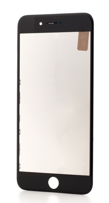 Geam Sticla + OCA iPhone 8 Plus + Rama + Polarizator, Negru