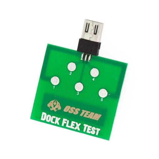 Tester Flex Dock Alimentare Baterie Micro USB – ideal pentru Verificarea Conectorilor