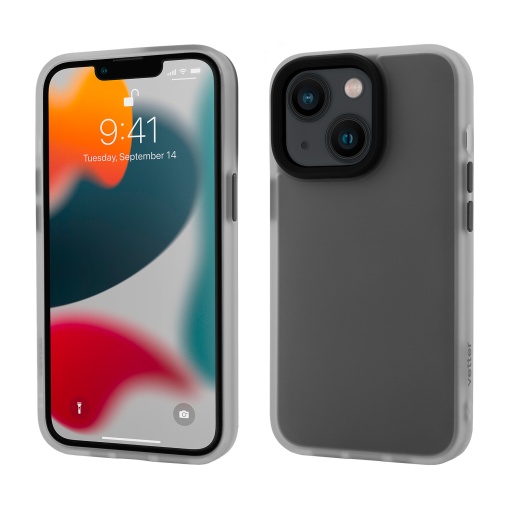 Husa iPhone 13, Clip-On Hybrid, Shockproof Soft Edge and Rigid Back Cover, Alb