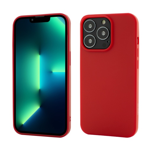 Husa iPhone 13 Pro Max, Vetter GO, Soft Touch, Rosu