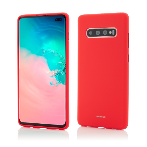 Husa Samsung Galaxy S10+, Vetter GO, Soft Touch, Rosu