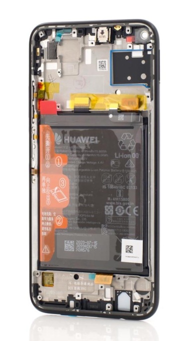 LCD Huawei P40 Lite, Negru, Service Pack 02353KFU