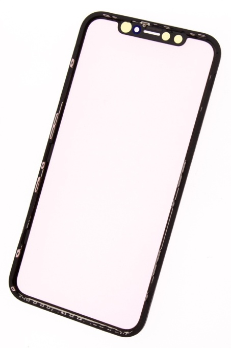 Geam Sticla iPhone XR + Rama, Negru, disponibil pe thenx.net