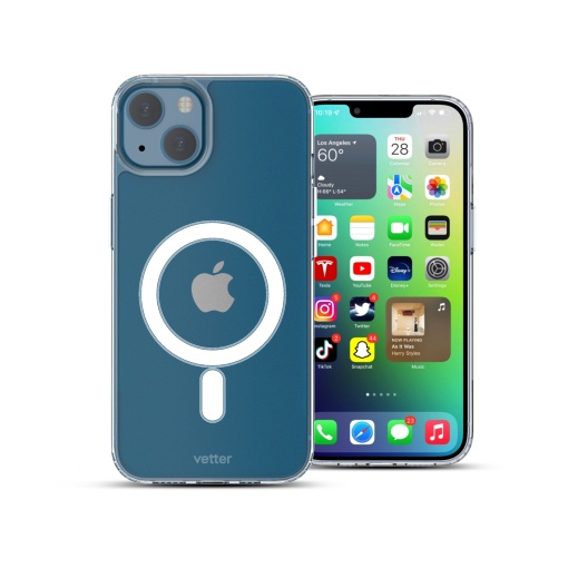 Husa iPhone 13, Clip-On, Compatibil MagSafe, Crystal Series, Transparent