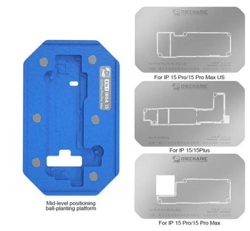 Mechanic, iBGA 15 4 in 1, iPhone 15 Pro, 15 Pro Max, 15 Pro Max US