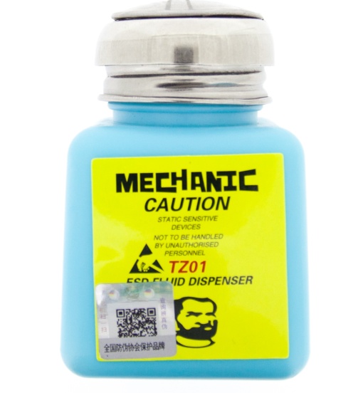 Sticla ESD Mechanic pentru Lichide - Recipient cu Dispenser 180ml