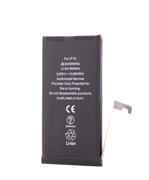 Acumulator iPhone 15 (ECO Fix), Instalare directa, Fara Pop-Up / Health 100%