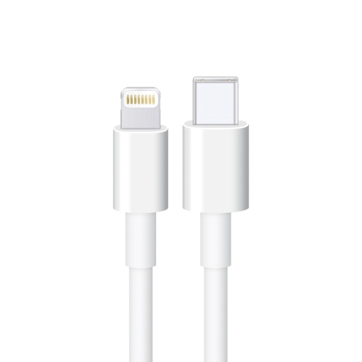 Cablu Lightning to USB-C, 1m, Alb, disponibil pe thenx.net