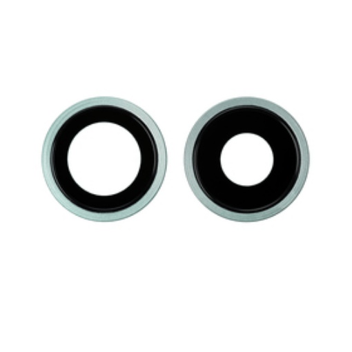 Geam Camera iPhone 11, Rear Camera Holder with Lens, Green