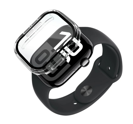 Husa invisiGUARD, All round protective case for Apple Watch 10, 42mm, Transparent