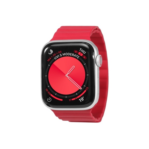 keepON, magnetic band for Apple Watch 9, 8, 7, 6, 5, 4, 38/40/41mm, Red