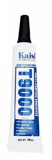 Adeziv Kaisi Crystal Glue, T9000, 18ml, Negru