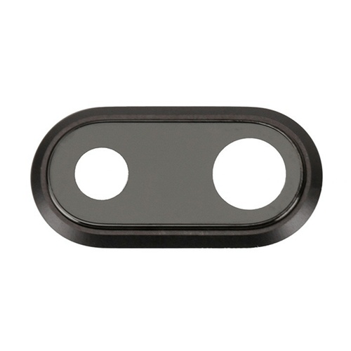 Geam Camera iPhone 8 Plus, Negru