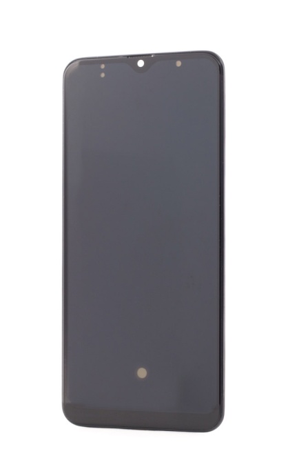 LCD Samsung Galaxy A30s, A307F, Negru + Rama, [OLED]