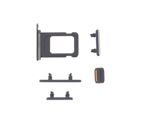 Side Key iPhone 14, 14 Plus, SET, Negru